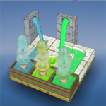 Flow Fountain 3D Puzzle