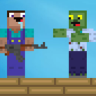 Noob vs zombie: Shooting Game